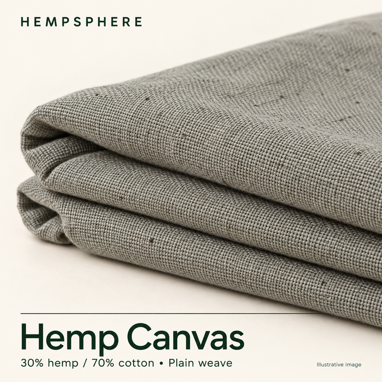 Illustrative Hempsphere Hemp Canvas product artwork.