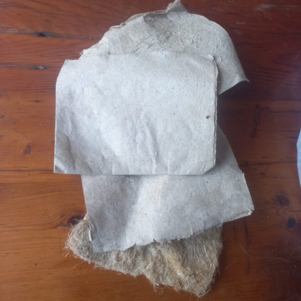 Materials, equipment and project photograph from the Hempsphere shared archive