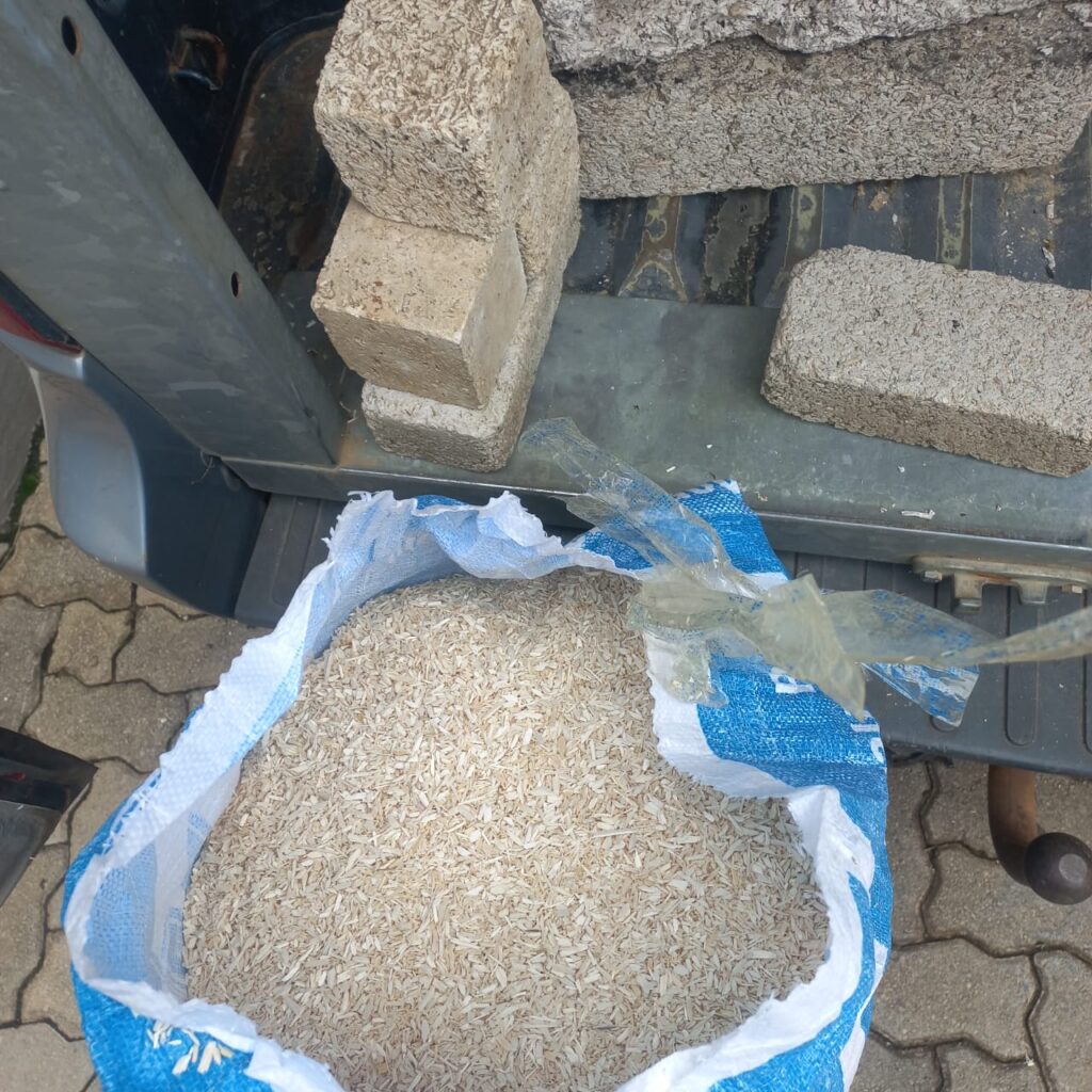Materials, equipment and project photograph from the Hempsphere shared archive