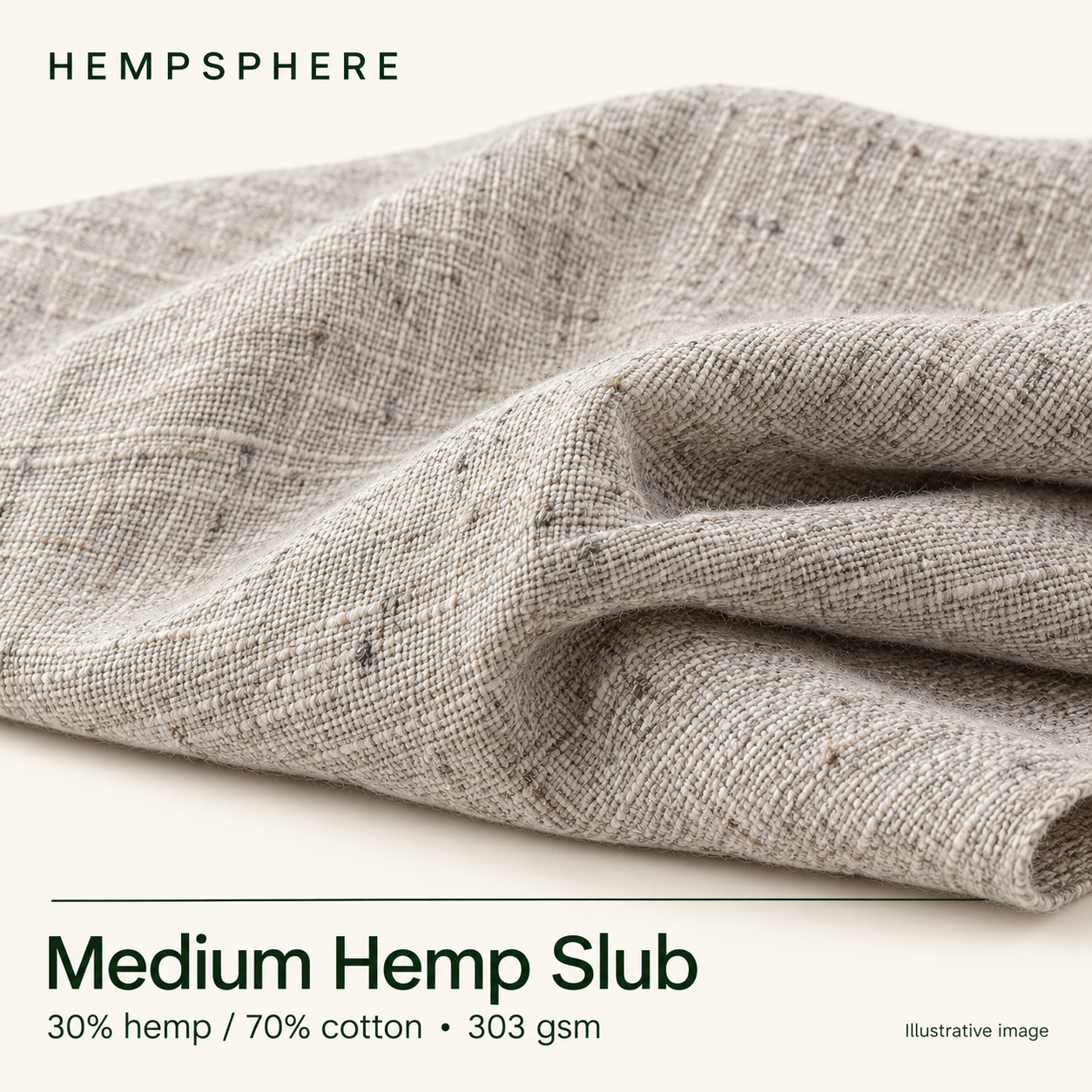 Illustrative Hempsphere Medium Hemp Slub product artwork.
