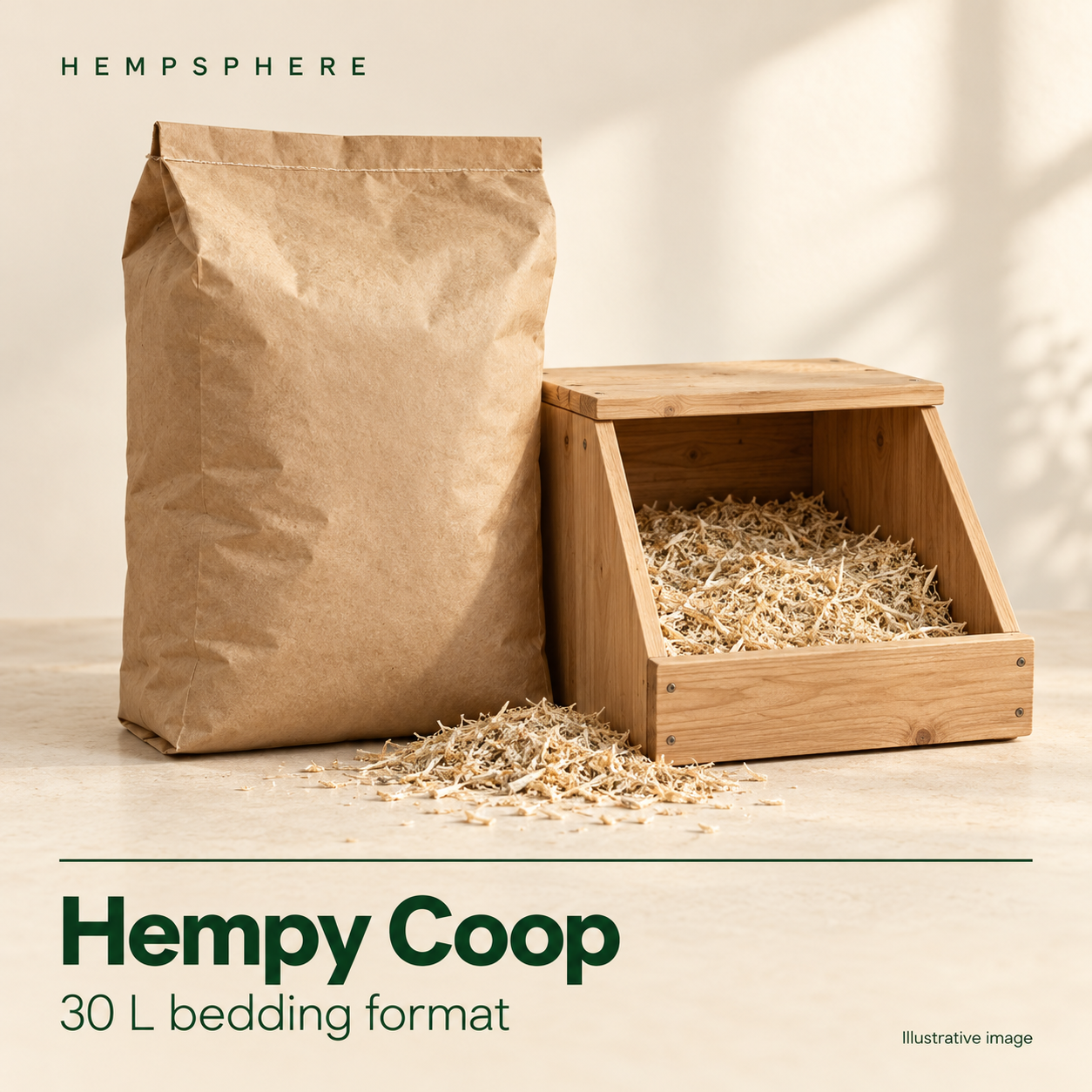 Illustrative Hempsphere Hempy Coop product card.