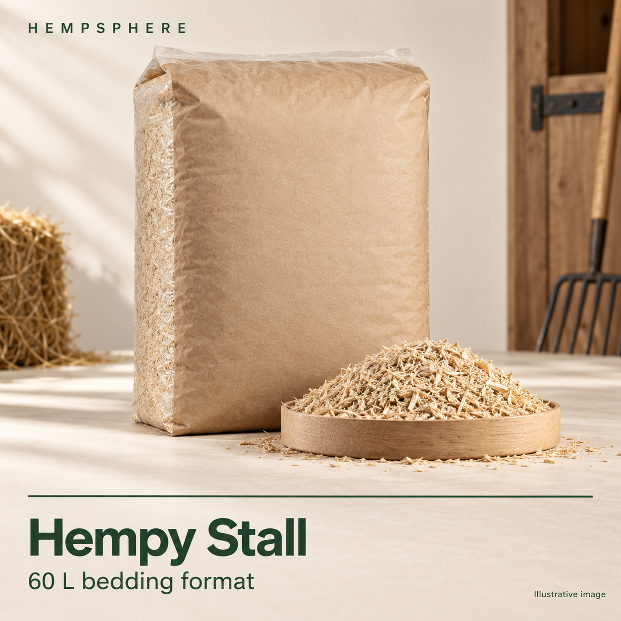 Illustrative Hempsphere Hempy Stall product card.